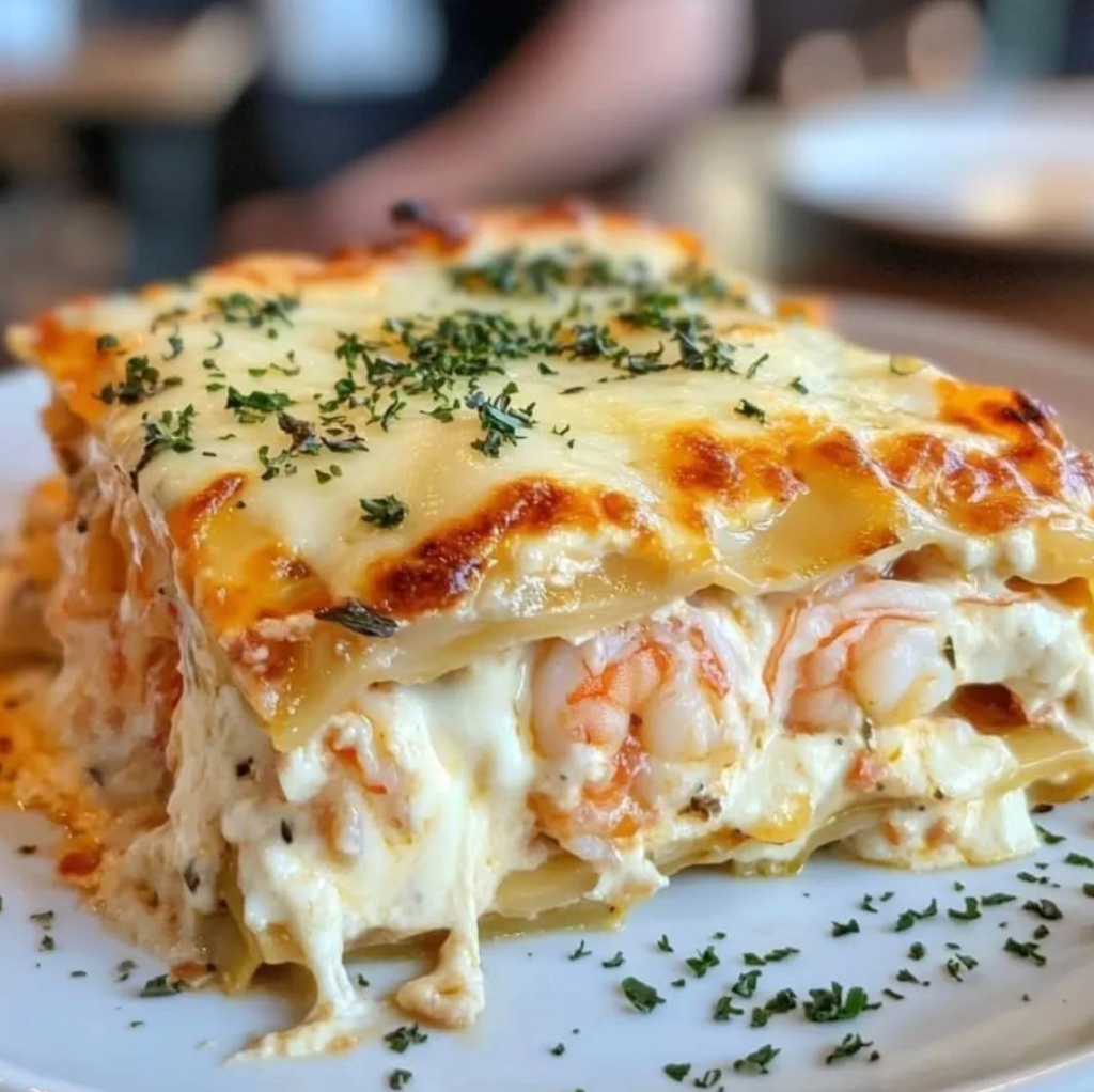Lasanha de Camarão